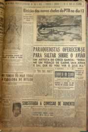 Página do jornal Correio do Ceará de maio de 1952