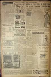 Página do jornal Correio do Ceará de maio de 1952