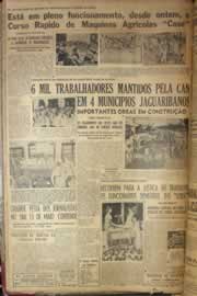Página do jornal Correio do Ceará de maio de 1952