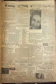 Página do jornal Correio do Ceará de maio de 1952