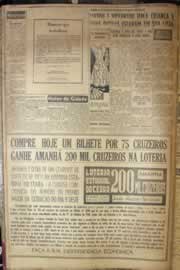 Página do jornal Correio do Ceará de maio de 1952