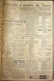 Página do jornal Correio do Ceará de maio de 1952