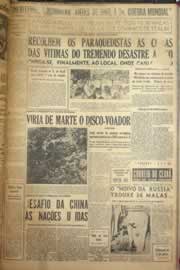 Página do jornal Correio do Ceará de maio de 1952