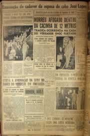 Página do jornal Correio do Ceará de maio de 1952