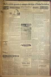 Página do jornal Correio do Ceará de maio de 1952