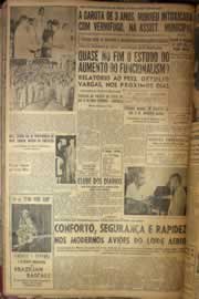 Página do jornal Correio do Ceará de maio de 1952