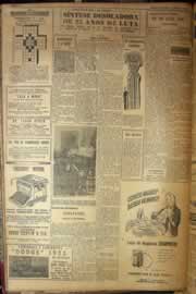 Página do jornal Correio do Ceará de maio de 1952