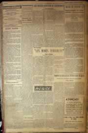 Página do jornal Correio do Ceará de maio de 1952