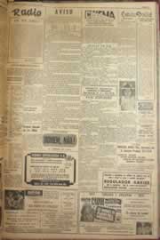 Página do jornal Correio do Ceará de maio de 1952