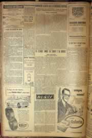 Página do jornal Correio do Ceará de maio de 1952