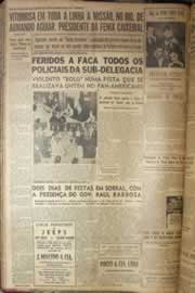 Página do jornal Correio do Ceará de maio de 1952