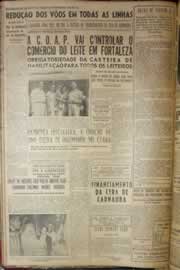 Página do jornal Correio do Ceará de maio de 1952