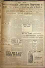 Página do jornal Correio do Ceará de maio de 1952