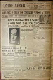 Página do jornal Correio do Ceará de maio de 1952