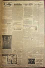 Página do jornal Correio do Ceará de junho de 1952