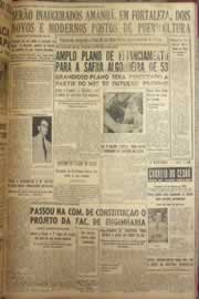 Página do jornal Correio do Ceará de junho de 1952