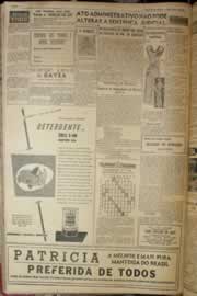 Página do jornal Correio do Ceará de junho de 1952