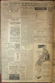 Página do jornal Correio do Ceará de junho de 1952