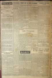 Página do jornal Correio do Ceará de junho de 1952