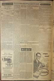 Página do jornal Correio do Ceará de junho de 1952
