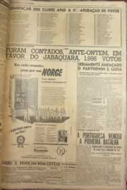 Página do jornal Correio do Ceará de junho de 1952