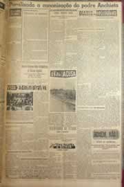 Página do jornal Correio do Ceará de junho de 1952