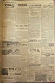 Página do jornal Correio do Ceará de junho de 1952