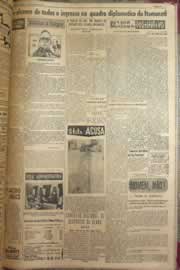 Página do jornal Correio do Ceará de junho de 1952