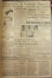 Página do jornal Correio do Ceará de junho de 1952