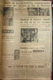 Página do jornal Correio do Ceará de junho de 1952