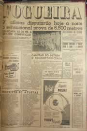 Página do jornal Correio do Ceará de junho de 1952