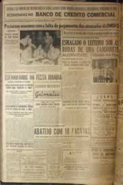 Página do jornal Correio do Ceará de junho de 1952