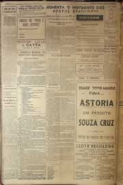 Página do jornal Correio do Ceará de junho de 1952