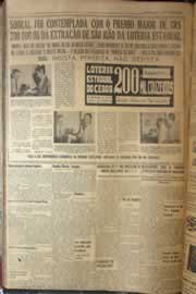 Página do jornal Correio do Ceará de junho de 1952