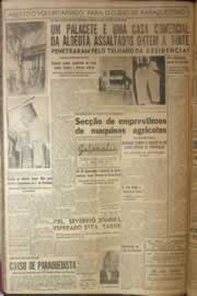 Página do jornal Correio do Ceará de junho de 1952