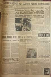 Página do jornal Correio do Ceará de junho de 1952