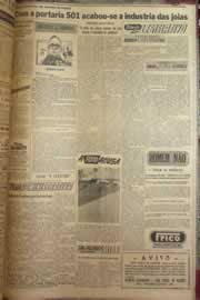 Página do jornal Correio do Ceará de junho de 1952