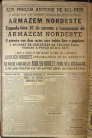 Página do jornal Correio do Ceará de junho de 1952