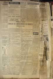 Página do jornal Correio do Ceará de outubro de 1952