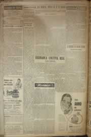 Página do jornal Correio do Ceará de outubro de 1952