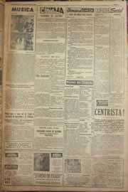 Página do jornal Correio do Ceará de outubro de 1952