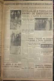 Página do jornal Correio do Ceará de outubro de 1952