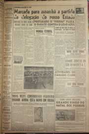 Página do jornal Correio do Ceará de outubro de 1952