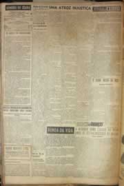 Página do jornal Correio do Ceará de outubro de 1952