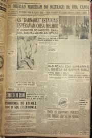 Página do jornal Correio do Ceará de outubro de 1952