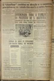Página do jornal Correio do Ceará de outubro de 1952