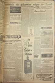 Página do jornal Correio do Ceará de outubro de 1952