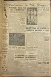 Página do jornal Correio do Ceará de novembro de 1952