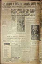 Página do jornal Correio do Ceará de novembro de 1952