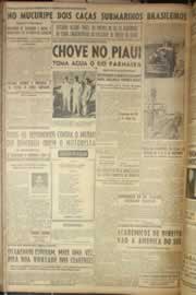 Página do jornal Correio do Ceará de novembro de 1952